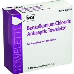 PDI Benzalkonium Chloride Antiseptic Towelette
